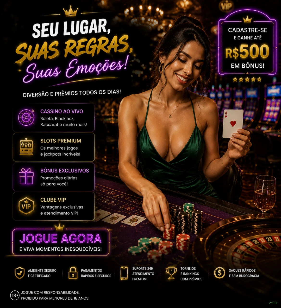 Lottery Clássica na 22ff